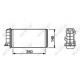 Schimbator caldura incalzire habitaclu NRF 46721967 HEATER FIAT BRAVO/BRAVA Borletti 09/95, 140 mm x 250 mm x 42 mm, aluminiu