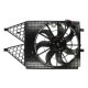 Ventilator radiator NRF pentru AUDI A1, SEAT IBIZA IV, TOLEDO IV, SKODA FABIA II, III, RAPID, ROOMSTER 12V cu carcasa