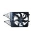 Ventilator radiator NRF pentru AUDI A1, SEAT IBIZA IV, TOLEDO IV, SKODA FABIA II, III, RAPID, ROOMSTER 12V cu carcasa