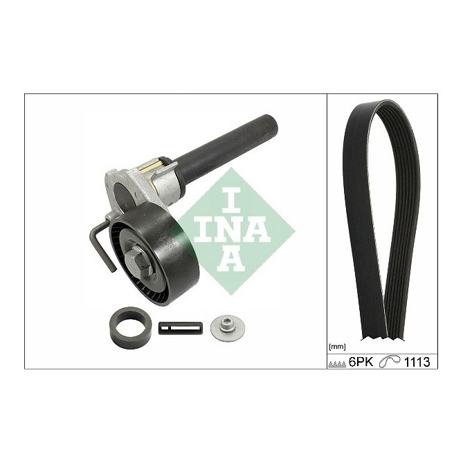 Set curea transmisie cu caneluri INA