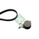 Set curea de distributie INA pentru BMW 3 E21 E30 5 E28 E34 Z1 2.0-2.7 08.77-11.93, curea + pinion, latime 25.4 mm, 127 dinti