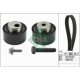 Set curea de distributie INA pentru CITROEN BERLINGO, C5 I, EVASION, JUMPER I, JUMPY I, XANTIA, XSARA, 25.4 mm, 141 dinti