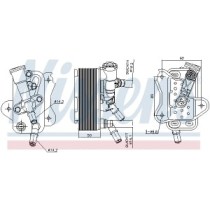 Radiator ulei, ulei motor NISSENS