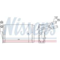 Schimbator caldura, incalzire habitaclu NISSENS