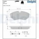 Set placute frana fata DELPHI pentru IVECO DAILY III, DAILY IV, DAILY V, DAILY VI 2.3D-Electric 05.99, dimensiuni 67.0 mm x 163.0 mm x 20.0 mm