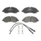 Set placute frana fata DELPHI pentru FORD TRANSIT V363, TRANSIT-150, TRANSIT-350 2.0D/2.2D/3.7 08.13, inaltime 66.0 mm, latime 172.0 mm, grosime 17.0 mm