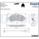 Set placute frana fata DELPHI pentru FORD TRANSIT V363, TRANSIT-150, TRANSIT-350 2.0D/2.2D/3.7 08.13, inaltime 66.0 mm, latime 172.0 mm, grosime 17.0 mm
