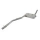 Toba esapament intermediara WALKER pentru VOLVO 850, C70 I, S70, V70 I 2.0-2.5D 02.93-10.05, lungime 2270.0 mm