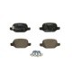 Set placute frana spate BOSCH pentru FIAT 500L 0.9-1.6D 09.12, inaltime 43.9 mm, latime 95.8 mm, grosime 17.0 mm