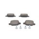 Set placute frana spate BOSCH pentru FIAT 500L 0.9-1.6D 09.12, inaltime 43.9 mm, latime 95.8 mm, grosime 17.0 mm
