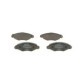 Set placute frana fata BOSCH pentru NISSAN KUBISTAR, PEUGEOT 206, 206+ 1.1-1.9D, inaltime 47.5 mm, latime 131.0 mm, grosime 16.8 mm