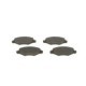Set placute frana fata BOSCH pentru NISSAN KUBISTAR, PEUGEOT 206, 206+ 1.1-1.9D, inaltime 47.5 mm, latime 131.0 mm, grosime 16.8 mm
