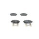 Set placute frana Spate BOSCH pentru OPEL ASTRA J, ASTRA J GTC, MOKKA, ZAFIRA C, dimensiuni 42.6mm x 116.5mm x 16.6mm