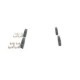 Set placute frana Spate BOSCH pentru OPEL ASTRA J, ASTRA J GTC, MOKKA, ZAFIRA C, dimensiuni 42.6mm x 116.5mm x 16.6mm