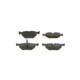 Set placute frana Spate BOSCH pentru SAAB 9-5 1.9D-3.0D 09.97-12.09, inaltime 43.7 mm, latime 123.1 mm, grosime 17.3 mm