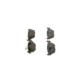Set placute frana Spate BOSCH pentru SAAB 9-5 1.9D-3.0D 09.97-12.09, inaltime 43.7 mm, latime 123.1 mm, grosime 17.3 mm
