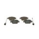 Set placute frana spate BOSCH pentru FIAT BRAVO II si LANCIA DELTA III 1.4-2.0D, inaltime 43.0 mm, latime 94.8 mm, grosime 17.3 mm
