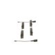 Set placute frana spate BOSCH pentru FIAT BRAVO II si LANCIA DELTA III 1.4-2.0D, inaltime 43.0 mm, latime 94.8 mm, grosime 17.3 mm