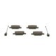 Set placute frana spate BOSCH pentru FIAT BRAVO II si LANCIA DELTA III 1.4-2.0D, inaltime 43.0 mm, latime 94.8 mm, grosime 17.3 mm