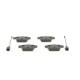 Set placute frana spate BOSCH pentru FIAT BRAVO II si LANCIA DELTA III 1.4-2.0D, inaltime 43.0 mm, latime 94.8 mm, grosime 17.3 mm