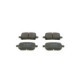 Set placute frana fata BOSCH pentru LEXUS ES, RX; TOYOTA CAMRY, HARRIER, PREVIA II 2.0D-3.0 08.96-11.06, dimensiuni 59.5x116.9x17.5 mm