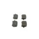Set placute frana fata BOSCH pentru LEXUS ES, RX; TOYOTA CAMRY, HARRIER, PREVIA II 2.0D-3.0 08.96-11.06, dimensiuni 59.5x116.9x17.5 mm
