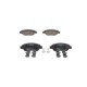 Set placute frana fata BOSCH pentru CITROEN C1, C1 II; PEUGEOT 107, 108; TOYOTA AYGO, AYGO/HATCHBACK 1.0/1.2/1.4D 06.05