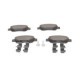 Set placute frana fata BOSCH pentru CITROEN C1, C1 II; PEUGEOT 107, 108; TOYOTA AYGO, AYGO/HATCHBACK 1.0/1.2/1.4D 06.05