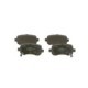 Set placute frana spate BOSCH pentru CHRYSLER GRAND VOYAGER V, DODGE GRAND, FIAT FREEMONT, dimensiuni 52.7mm x 116.9mm x 17.4mm