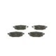 Set placute frana spate BOSCH pentru CHRYSLER GRAND VOYAGER V, DODGE GRAND, FIAT FREEMONT, dimensiuni 52.7mm x 116.9mm x 17.4mm