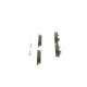 Set placute frana spate BOSCH pentru CHRYSLER 200, SEBRING; DODGE AVENGER, CALIBER; JEEP COMPASS, PATRIOT; MITSUBISHI LANCER 1.3-3.5