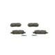Set placute frana spate BOSCH pentru CHRYSLER 200, SEBRING; DODGE AVENGER, CALIBER; JEEP COMPASS, PATRIOT; MITSUBISHI LANCER 1.3-3.5