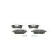 Set placute frana spate BOSCH pentru CHRYSLER 200, SEBRING; DODGE AVENGER, CALIBER; JEEP COMPASS, PATRIOT; MITSUBISHI LANCER 1.3-3.5