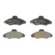 Set placute frana fata BOSCH pentru FORD ESCORT CLASSIC, ESCORT V, ESCORT V EXPRESS, ESCORT VI, ORION III 1.3-1.8D 57.3mm x 131.0mm x 17.5mm
