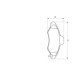 Set placute frana fata BOSCH pentru FORD ESCORT CLASSIC, ESCORT V, ESCORT V EXPRESS, ESCORT VI, ORION III 1.3-1.8D 57.3mm x 131.0mm x 17.5mm
