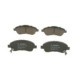 Set placute frana fata BOSCH pentru TOYOTA AVENSIS, COROLLA VERSO 1.6-2.4, dimensiuni 64.7 mm x 150.4 mm x 18.7 mm