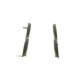 Set placute frana fata BOSCH pentru TOYOTA AVENSIS, COROLLA VERSO 1.6-2.4, dimensiuni 64.7 mm x 150.4 mm x 18.7 mm