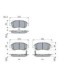 Set placute frana fata BOSCH pentru TOYOTA AVENSIS, COROLLA VERSO 1.6-2.4, dimensiuni 64.7 mm x 150.4 mm x 18.7 mm