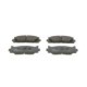 Set placute frana fata BOSCH pentru LEXUS ES, TOYOTA AVALON, CAMRY 2.0-3.5, dimensiuni 56.9 mm x 157.8 mm x 17.4 mm