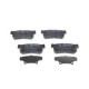Set placute frana spate BOSCH pentru SSANGYONG ACTYON I, ACTYON SPORTS I, II, KORANDO, KYRON, REXTON W, dimensiuni 43.5mm x 98.8mm x 15.8mm