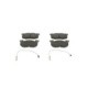 Set placute frana fata BOSCH pentru RENAULT CLIO I, RAPID/MINIVAN, SUPER 5, TWINGO I, TWINGO I/HATCHBACK 1.0-1.6D 10.84-06.07