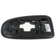 Sticla oglinda laterala Dreapta convexa crom TOYOTA IQ 01.09-12.15 17.0cm x 21.5cm