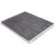 Filtru aer habitaclu HENGST carbon activat ABARTH GRANDE PUNTO PUNTO EVO ALFA ROMEO MITO CITROEN NEMO FIAT DOBLO FIORINO 21mm 218mm 265mm