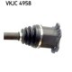 Planetara SKF Ax cardanic Fata Dreapta 651mm AUDI A6 ALLROAD C6 2.0-4.2 05.04-08.11