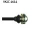 Planetara SKF Ax cardanic Fata Dreapta 604mm AUDI A3 Q3 SEAT ALTEA XL LEON ST SKODA OCTAVIA II III SUPERB II YETI VW CADDY III