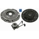 Set ambreiaj SACHS cu rulment hidraulic 215mm pentru MERCEDES A W168, A W169, B SPORTS TOURER W245, VANEO 414 1.4-1.7 07.97-06.12