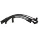 Set cablaj aprinder NGK 5 fire negru 20 cm 26 cm 36 cm 38 cm pentru JEEP