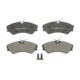 Set placute frana fata LPR pentru VW TRANSPORTER T4 1.8-2.8 07.90-06.03, inaltime 54.5 mm, latime 130.0 mm, grosime 19.0 mm