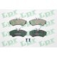 Set placute frana fata LPR pentru VW TRANSPORTER T4 1.8-2.8 07.90-06.03, inaltime 54.5 mm, latime 130.0 mm, grosime 19.0 mm