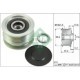 Fulie alternator INA pentru NISSAN MICRA III, RENAULT CLIO II, GRAND SCENIC II, KANGOO, LAGUNA I, LAGUNA II, diametru interior 17.0 mm, exterior 55.9 mm, latime 37.2 mm